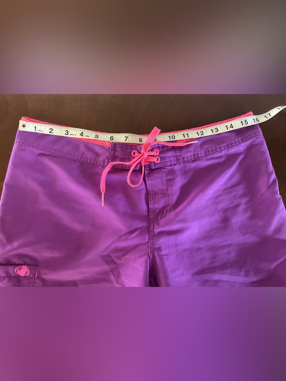 Body Glove women’s swim board shorts boardshorts size medium purple - Picture 4 of 5